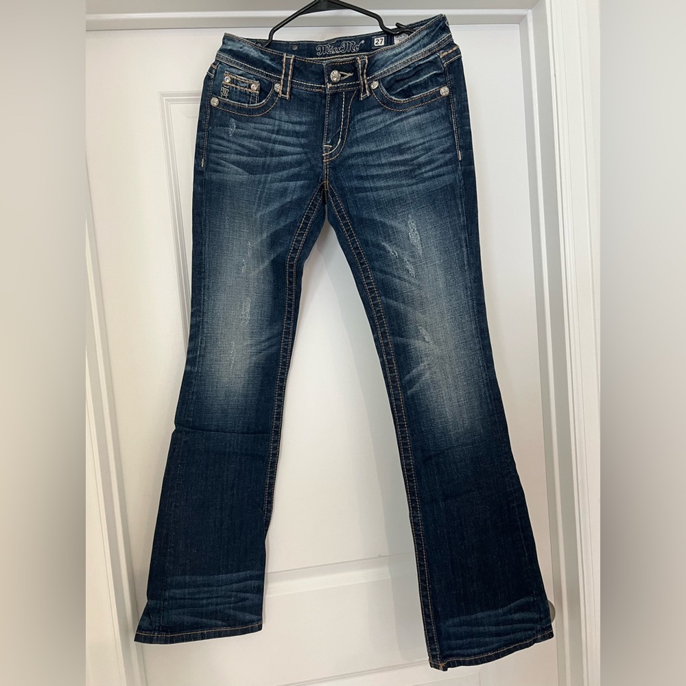 Miss Me Dark Blue Flare Jeans